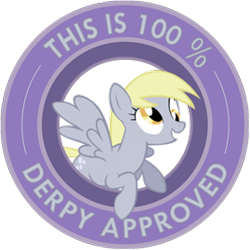 Size: 269x269 | Tagged: safe, artist:ambris, imported from derpibooru, derpy hooves, pony, approval, approved, seal of approval
