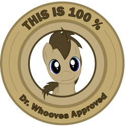 Size: 2336x2348 | Tagged: safe, artist:penguin-616, imported from derpibooru, doctor whooves, time turner, pony, approval, approved, male, seal of approval, solo