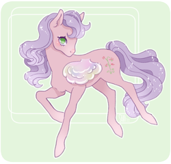 Size: 2869x2756 | Tagged: safe, artist:shaiyeh, imported from derpibooru, lily (g1), pegasus, pony, solo