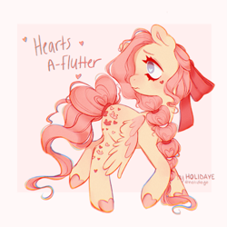 Size: 1711x1713 | Tagged: safe, artist:holidaye, imported from derpibooru, fluttershy, pegasus, pony, blue eyes, cute, female, floating heart, heart, hearts and hooves day, holiday, mare, redesign, valentine's day