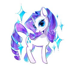 Size: 1259x1106 | Tagged: safe, artist:zzf211, imported from derpibooru, rarity, pony, unicorn, cute, female, mare, open mouth, raribetes, simple background, solo, sparkles, white background