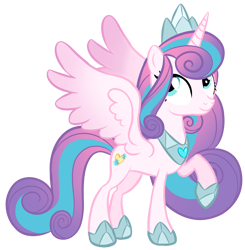 Size: 1732x1767 | Tagged: safe, artist:awoomarblesoda, imported from derpibooru, princess flurry heart, pony, older, older flurry heart, simple background, solo, transparent background, vector
