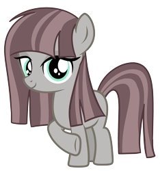 Size: 3503x3739 | Tagged: safe, artist:rubyg242, imported from derpibooru, oc, oc:sandstone pie, earth pony, pony, female, filly, foal, offspring, parent:maud pie, parent:mud briar, parents:maudbriar, simple background, solo, transparent background