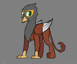 Size: 2400x2000 | Tagged: safe, artist:somber, imported from derpibooru, oc, oc only, griffon, griffon oc, sketch