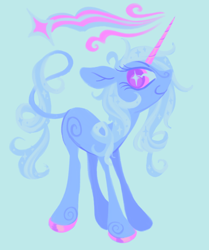 Size: 640x764 | Tagged: safe, artist:webkinzworldz, imported from derpibooru, trixie, pony, unicorn, colored hooves, leonine tail, smiling, solo, tail