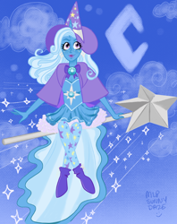 Size: 640x807 | Tagged: safe, artist:mlpsunnydaze, imported from derpibooru, trixie, anthro, unicorn, solo