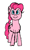 Size: 160x267 | Tagged: safe, artist:anonymous, pinkie pie, earth pony, pony, aggie.io, female, looking at you, lowres, mare, simple background, smiling, solo, white background