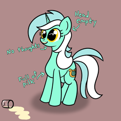 Size: 2000x2000 | Tagged: safe, artist:dafiltafish, imported from derpibooru, lyra heartstrings, pony, unicorn, blue mane, blue tail, female, full of pilk, green coat, label, mare, pilk, simple background, solo, standing, tail, text, two toned mane, two toned tail, white mane