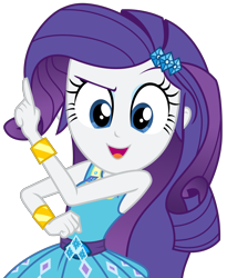 Size: 2347x2866 | Tagged: safe, artist:sketchmcreations, imported from derpibooru, rarity, equestria girls, equestria girls series, holidays unwrapped, spoiler:eqg series (season 2), bracelet, clenched fist, female, jewelry, o come all ye squashful, open mouth, pointing, raised arm, rarity peplum dress, simple background, smiling, solo, transparent background, vector
