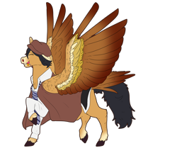 Size: 4300x3600 | Tagged: safe, artist:sashakruchkinatv, imported from derpibooru, oc, pegasus, pony, clothes, simple background, solo, tail, tail feathers, transparent background