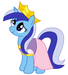 Size: 2729x2989 | Tagged: safe, artist:third uncle, imported from derpibooru, minuette, pony, unicorn, hearth's warming eve (episode), background pony, clothes, costume, crown, female, full body, hearth's warming eve, high res, hooves, horn, jewelry, mare, regalia, simple background, smiling, solo, standing, tail, transparent background, two toned mane, two toned tail, unicorn tribe