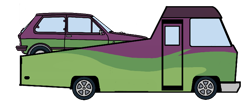 Size: 768x330 | Tagged: safe, artist:thatradhedgehog, imported from derpibooru, equestria girls, equestria girls series, sunset's backstage pass!, car hauler, dodge commander, simple background, the dazzlings tour bus, transparent background, yugo