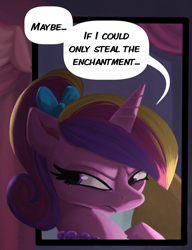 Size: 1220x1585 | Tagged: safe, artist:angusdra, artist:lummh, imported from derpibooru, princess cadance, alicorn, pony, comic:the princess of love, female, mare, solo, speech bubble