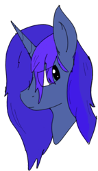 Size: 296x517 | Tagged: safe, artist:marmorealteal, imported from derpibooru, oc, oc only, unicorn, bust, colored, flat colors, male, simple background, solo, stallion, transparent background