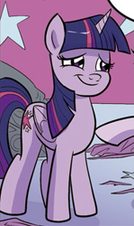 Size: 313x525 | Tagged: safe, idw, imported from derpibooru, twilight sparkle, alicorn, pony, comic, cropped, cute, my little pony: generations, smiling, solo, twiabetes, twilight sparkle (alicorn)