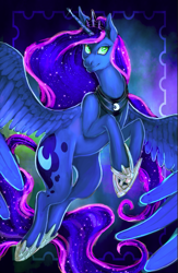 Size: 551x846 | Tagged: safe, artist:may-li128, imported from derpibooru, princess luna, alicorn, pony, female, solo