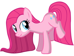 Size: 8000x6000 | Tagged: safe, artist:laszlvfx, imported from derpibooru, pinkie pie, earth pony, pony, magical mystery cure, absurd resolution, female, mare, pinkamena diane pie, scrunchy face, simple background, solo, transparent background, vector