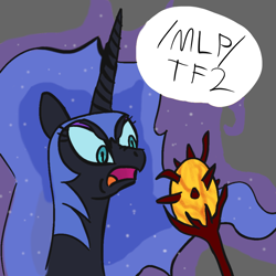 Size: 1000x1000 | Tagged: safe, imported from derpibooru, nightmare moon, /mlp/, /mlp/ tf2 general, sun-on-a-stick, team fortress 2