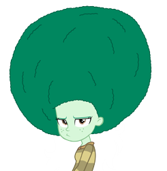 Size: 12127x12378 | Tagged: safe, artist:bigpurplemuppet99, imported from derpibooru, wallflower blush, human, equestria girls, equestria girls series, forgotten friendship, afro, simple background, solo, transparent background