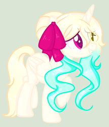 Size: 908x1056 | Tagged: safe, artist:yulianapie26, imported from derpibooru, oc, oc only, alicorn, pony, alicorn oc, base used, female, grin, heterochromia, horn, mare, raised hoof, smiling, solo, wings