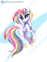 Size: 1497x1957 | Tagged: safe, artist:kapusta123, imported from derpibooru, oc, oc only, unnamed oc, pony, unicorn, female, heart, heart eyes, horn, mare, signature, solo, unicorn oc, wingding eyes