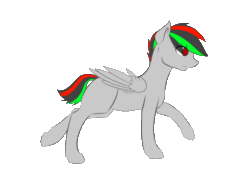 Size: 800x600 | Tagged: safe, artist:kittenburger3, imported from derpibooru, oc, oc only, oc:mintisity, pegasus, pony, animated, female, pegasus oc, simple background, solo, the horse in motion, transparent background