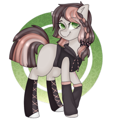 Size: 1127x1200 | Tagged: safe, artist:thecreativerey, imported from derpibooru, oc, oc only, oc:clouded blush, earth pony, pony, abstract background, clothes, commission, commissioner:jaegerpony, earth pony oc, female, transparent background