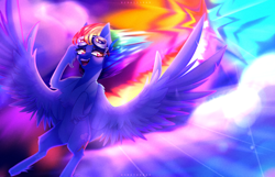 Size: 4680x3012 | Tagged: safe, artist:honeybbear, imported from derpibooru, rainbow dash, pony, high res, solo