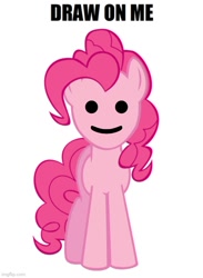 Size: 500x683 | Tagged: safe, imported from derpibooru, pinkie pie, draw on me, exploitable meme, faic, lego, meme