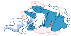 Size: 984x505 | Tagged: safe, imported from derpibooru, oc, oc:fleurbelle, alicorn, adorabelle, alicorn oc, bow, cute, female, hair bow, horn, mare, ocbetes, pillow, simple background, sleeping, snoring, transparent background, wings