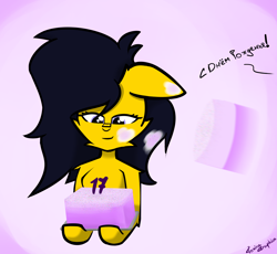 Size: 3124x2880 | Tagged: safe, artist:toxinagraphica, imported from derpibooru, oc, oc only, oc:mosya, pegasus, pony, cake, candle, cheek fluff, commission, cyrillic, eyelashes, female, fluffy, food, happy birthday, mare, moments before disaster, nose piercing, piercing, smiling, solo, text