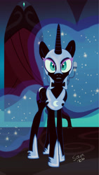 Size: 3000x5334 | Tagged: safe, artist:sarahthefox97, imported from derpibooru, nightmare moon, alicorn, pony, female, solo