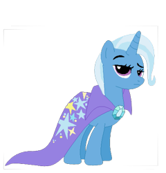 Size: 883x921 | Tagged: safe, artist:leonardo51105, imported from derpibooru, trixie, pony, unicorn, looking at you, simple background, solo, transparent background