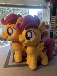 Size: 1078x1440 | Tagged: safe, artist:emberfallplush, imported from derpibooru, scootaloo, pegasus, pony, photo, plushie, self plushidox, solo