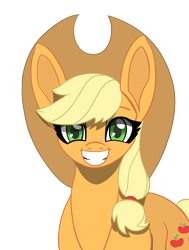 Size: 1600x2120 | Tagged: safe, artist:hzspark, imported from derpibooru, applejack, earth pony, pony, bust, face, front view, portrait, simple background, solo, transparent background