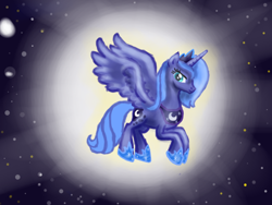 Size: 800x600 | Tagged: safe, artist:serra20, imported from derpibooru, princess luna, alicorn, pony, female, s1 luna, solo