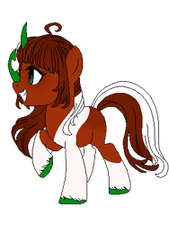 Size: 300x400 | Tagged: safe, artist:xleadmarex, imported from derpibooru, oc, oc only, oc:yumiko, pony, unicorn, coat markings, pinto, simple background, solo, transparent background