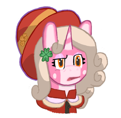 Size: 746x731 | Tagged: safe, artist:bloonacorn, imported from derpibooru, oc, oc only, oc:bloona blazes, unicorn, /mlp/ tf2 general, horn, simple background, solo, team fortress 2, transparent background, unicorn oc