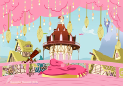 Size: 1700x1200 | Tagged: safe, artist:galeemlightseraphim, imported from derpibooru, background, balcony, canterlot, no pony, ponyville town hall, resource, telescope