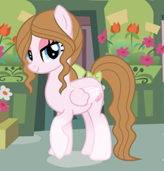 Size: 1155x1203 | Tagged: safe, artist:cindystarlight, imported from derpibooru, oc, oc:flower heart, pegasus, pony, female, mare, solo