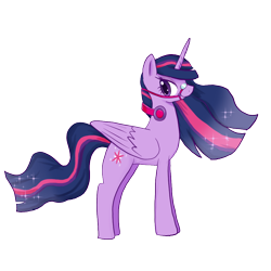 Size: 1000x1000 | Tagged: safe, artist:kushina13, imported from derpibooru, twilight sparkle, alicorn, pony, the last problem, bridle, female, mare, older, older twilight, princess twilight 2.0, side view, simple background, solo, tack, transparent background, twilight sparkle (alicorn)