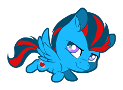 Size: 563x411 | Tagged: safe, artist:dvixie, imported from derpibooru, oc, oc only, oc:andrew swiftwing, pegasus, pony, chibi, confident, cute, grin, male, simple background, smiling, smug, stallion, transparent background, wings