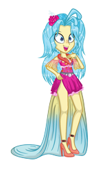 Size: 1007x1804 | Tagged: safe, artist:yulianapie26, imported from derpibooru, princess skystar, equestria girls, my little pony: the movie, base used, clothes, equestria girls-ified, female, high heels, shoes, simple background, skirt, smiling, solo, transparent background