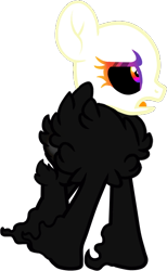 Size: 368x597 | Tagged: safe, artist:galeemlightseraphim, imported from derpibooru, oc, oc only, oc:galeem light, pony, bald, base used, black sclera, chest fluff, eyelashes, open mouth, simple background, solo, transparent background