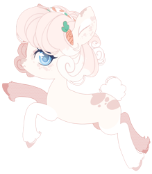 Size: 1024x1169 | Tagged: safe, artist:miioko, imported from derpibooru, oc, oc only, earth pony, pony, carrot, earth pony oc, eyelashes, female, food, jumping, mare, simple background, solo, transparent background