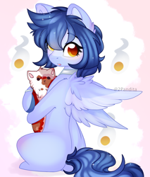 Size: 2120x2490 | Tagged: safe, artist:2pandita, imported from derpibooru, oc, dog, pegasus, pony, female, high res, mare, solo