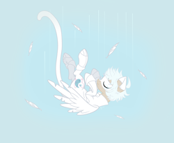 Size: 4408x3616 | Tagged: safe, artist:mielthedarkfox, imported from derpibooru, pegasus, pony, base used, falling, miraculous ladybug, ponified, solo, wings