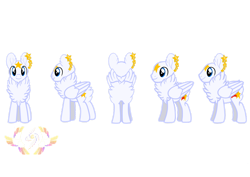 Size: 1280x904 | Tagged: safe, artist:galeemlightseraphim, imported from derpibooru, oc, oc only, pegasus, pony, bald, base used, chest fluff, male, pegasus oc, simple background, smiling, stallion, transparent background