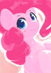 Size: 1430x2048 | Tagged: safe, artist:kurogewapony, imported from derpibooru, pinkie pie, earth pony, pony, blushing, cute, diapinkes, female, looking at you, mare, smiling, smiling at you, solo