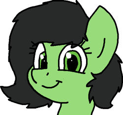 Size: 496x463 | Tagged: safe, artist:smoldix, oc, oc:filly anon, earth pony, pony, female, filly, mare, simple background, smiling, transparent background